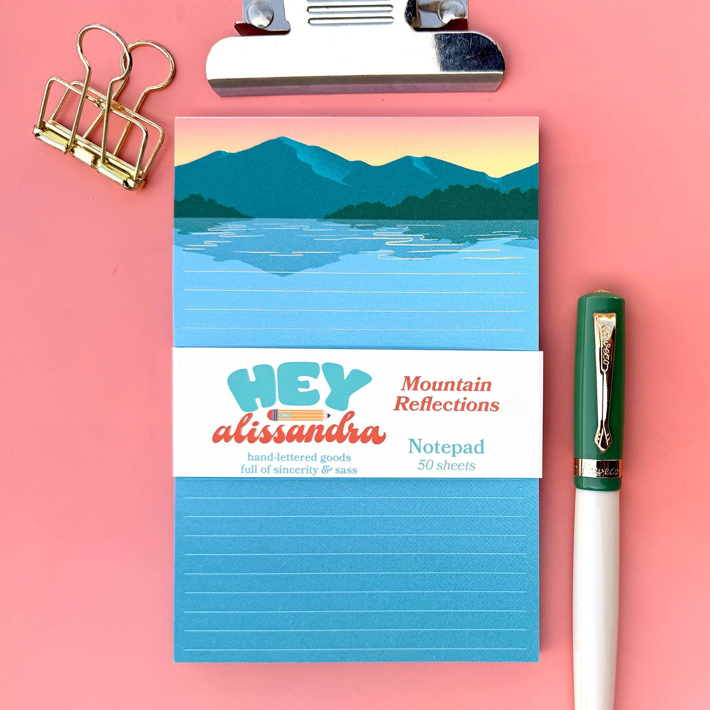 Mountain Reflections Notepad