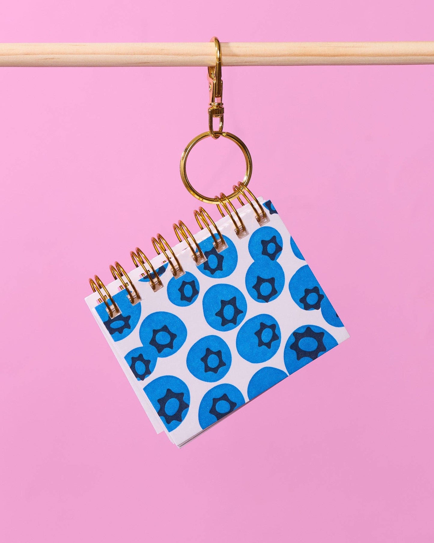 Blueberries Mini Notebook Bag Charm