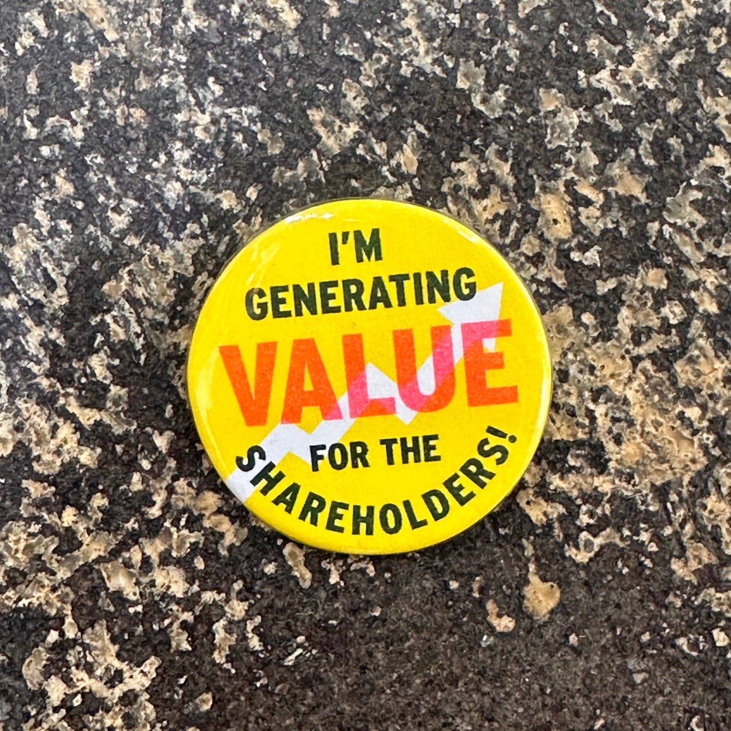 Generating Value For The Shareholders! Button