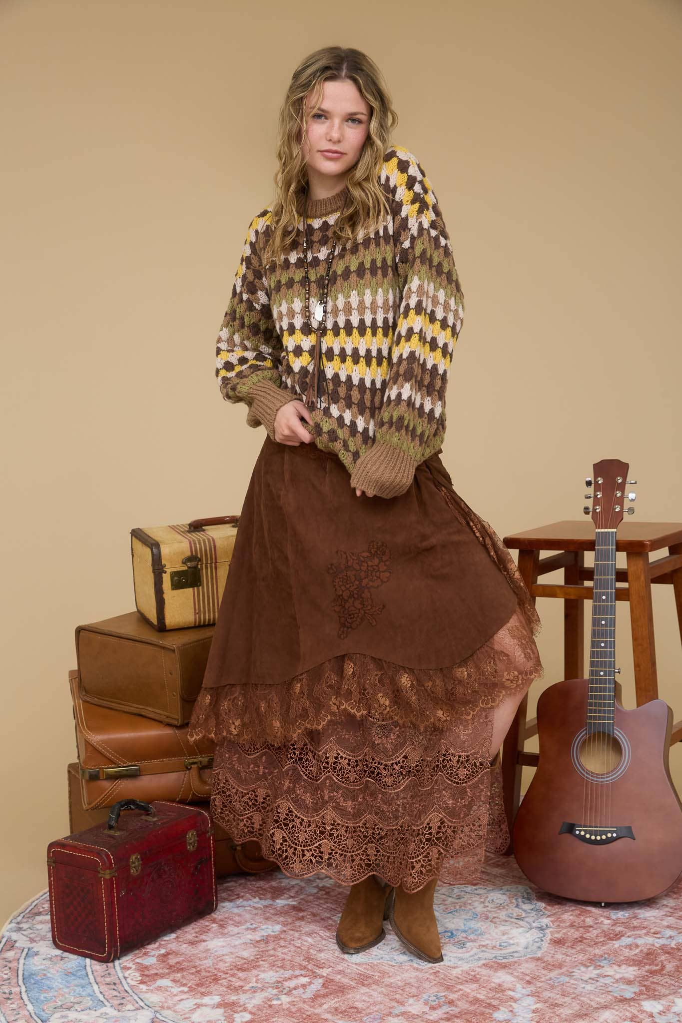 Bohemian Daze Crewneck Sweater