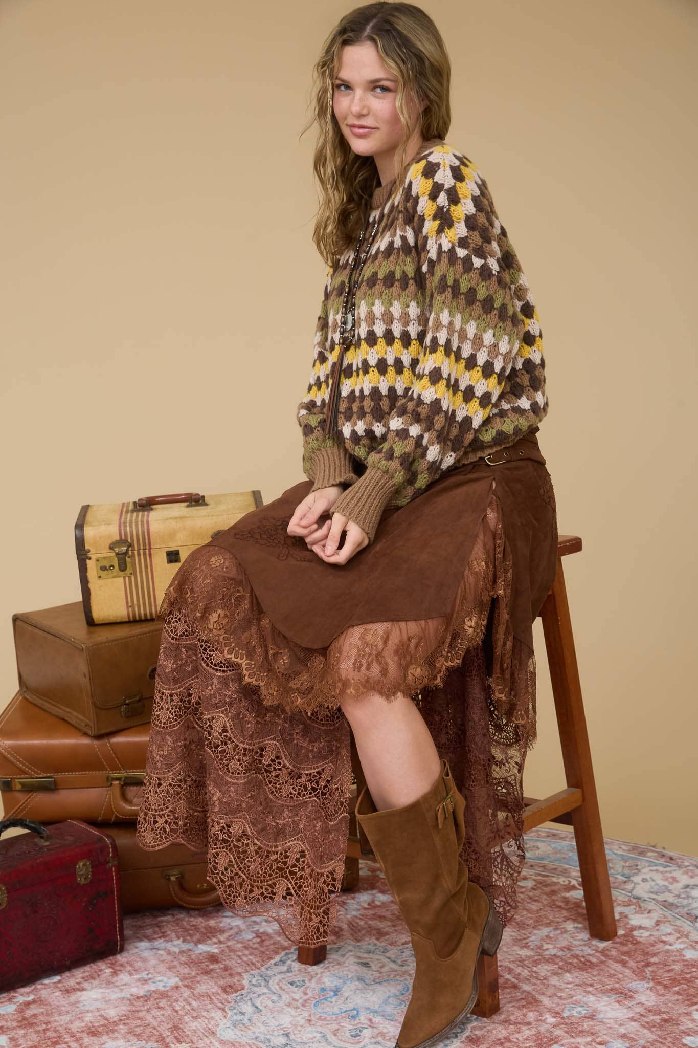 Bohemian Daze Crewneck Sweater