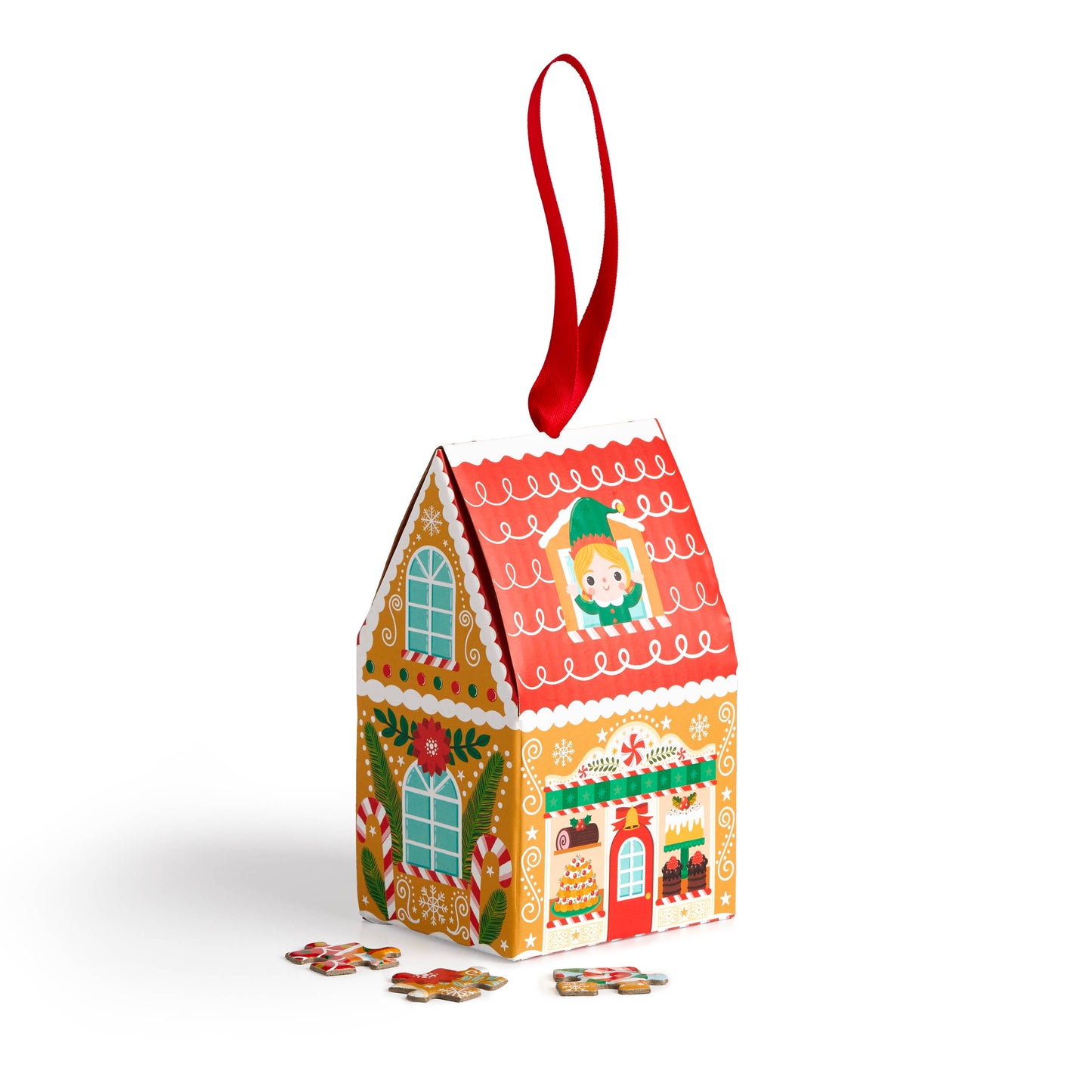 Santa's Bakery Mini Puzzle Ornament