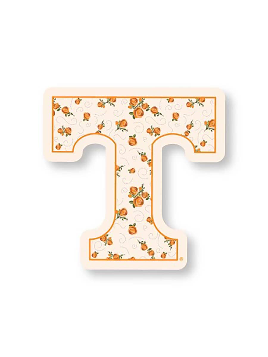 Floral "Power T" Sticker