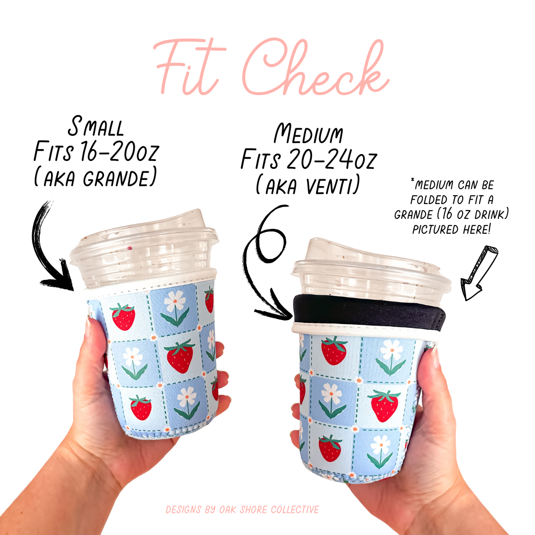 Strawberry Fields Iced Coffee Sleeve