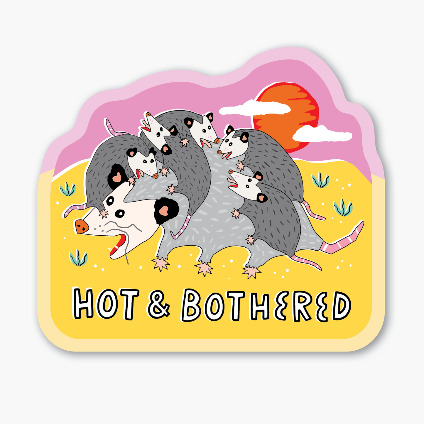 Hot Possums Sticker