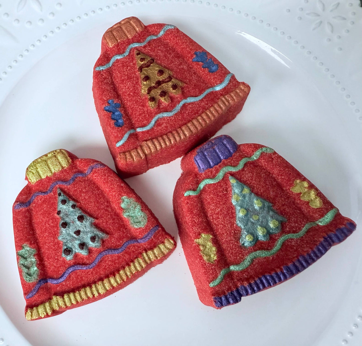 Ugly Sweater Bath Bomb