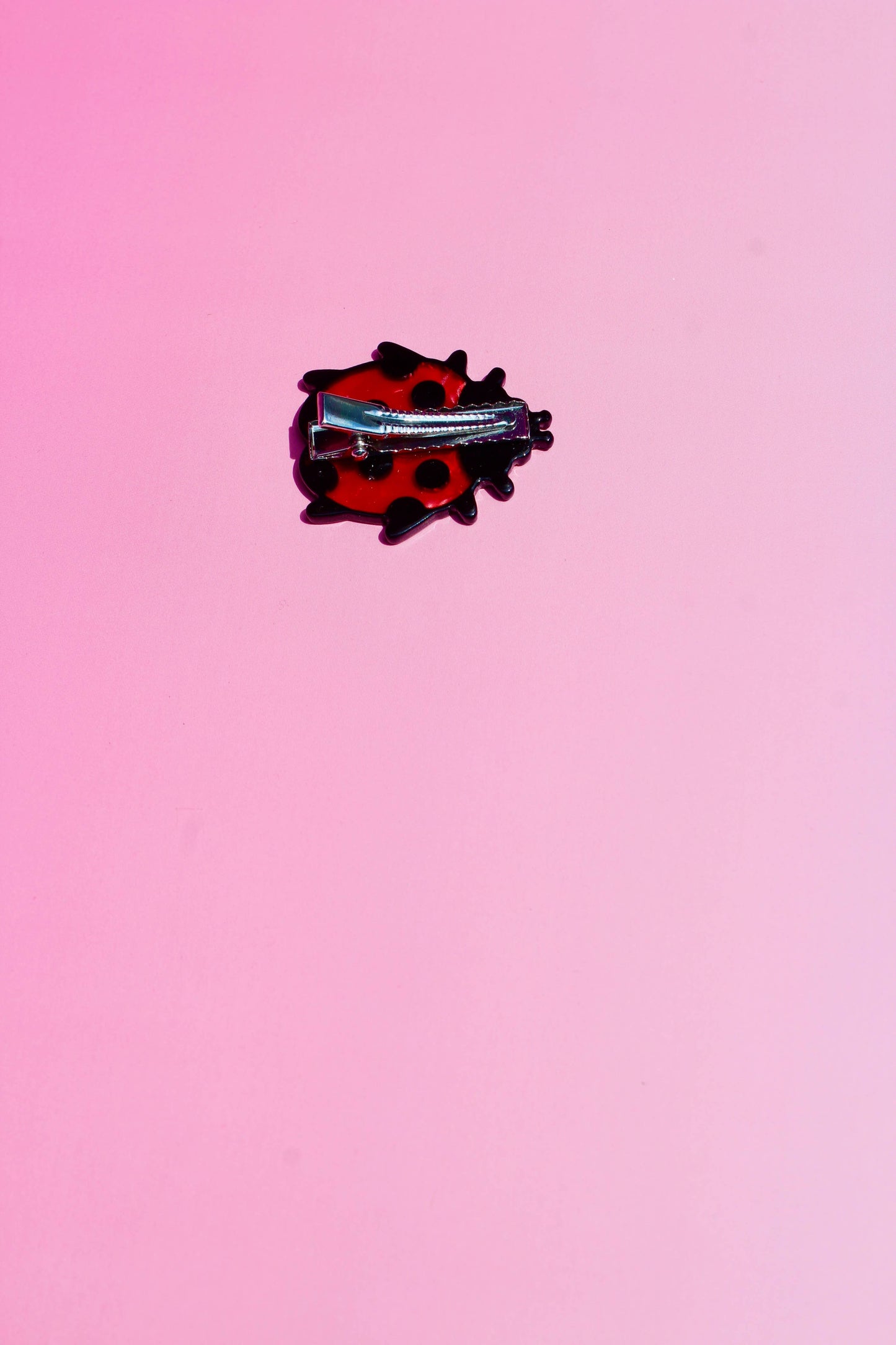 Lady Bug Hair Clip Set