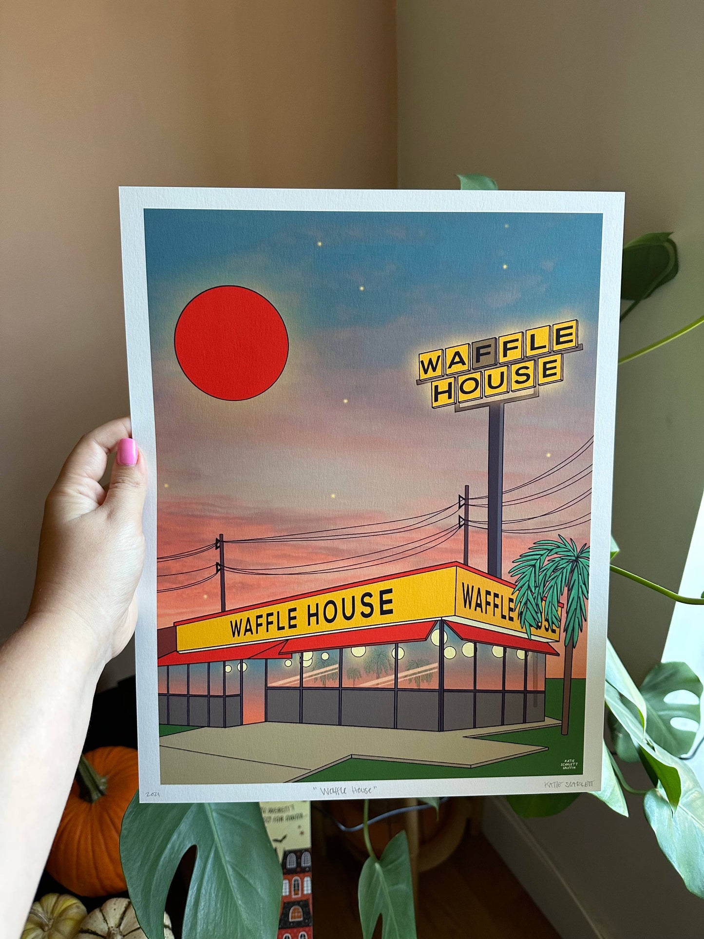 Waffle House 5x7 Print