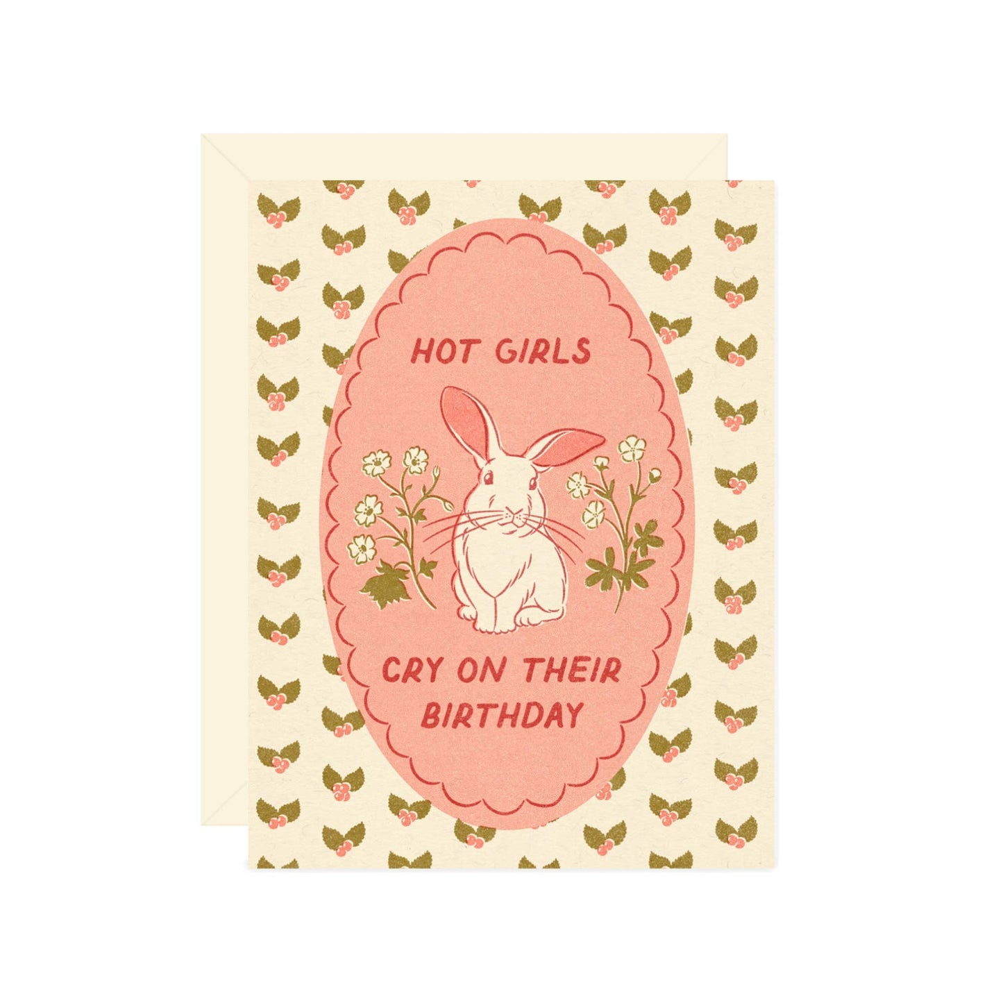 Crying Birthday Bunny Card