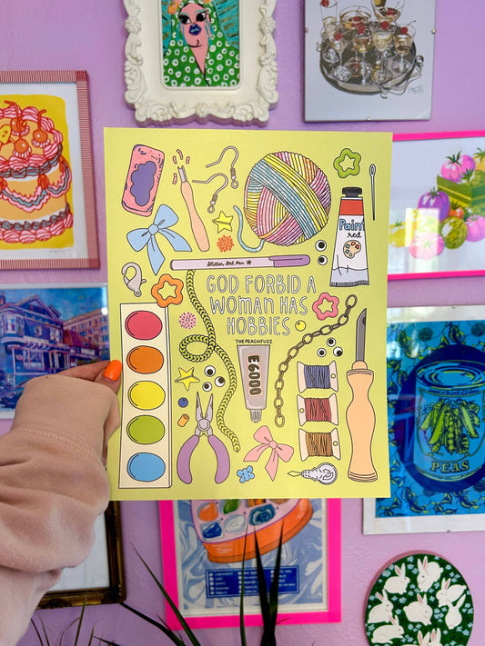 God Forbid A Woman Print