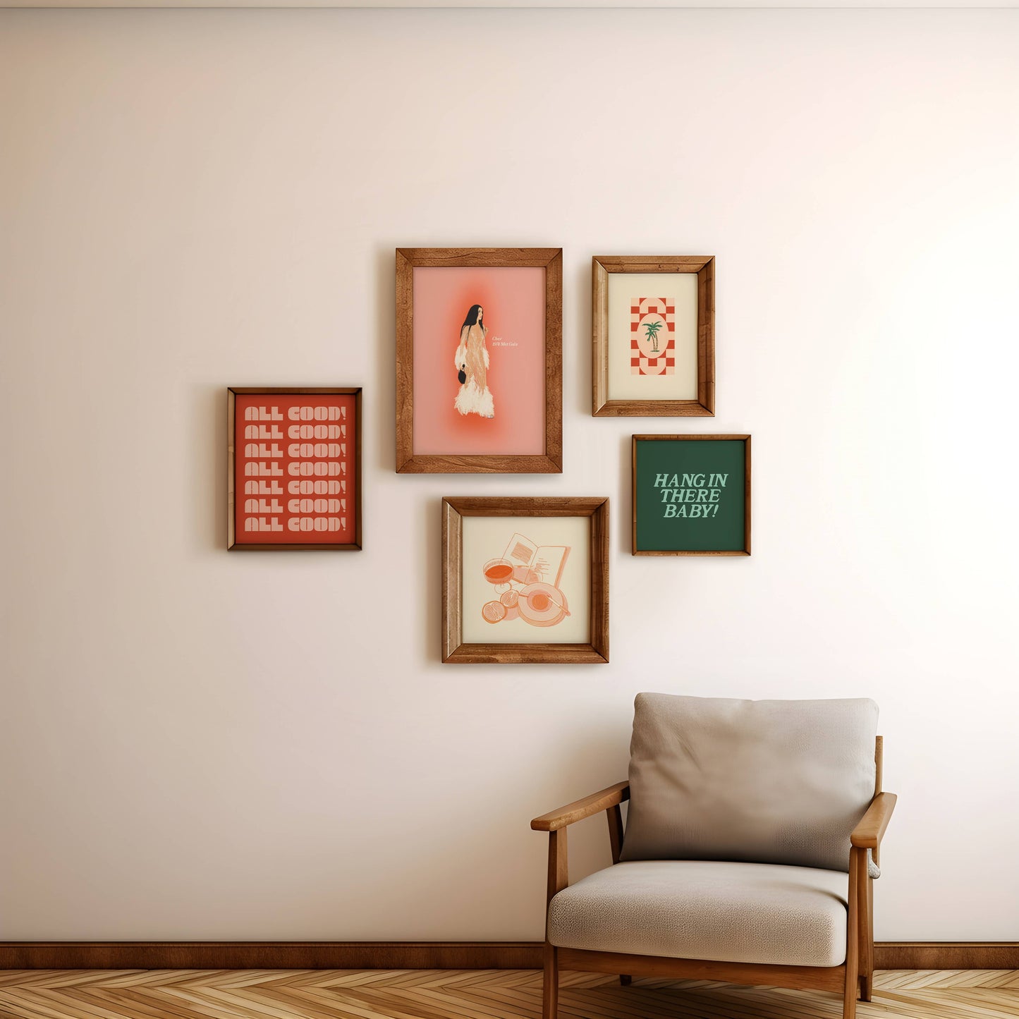 Cocktail & Cigarette Art Print