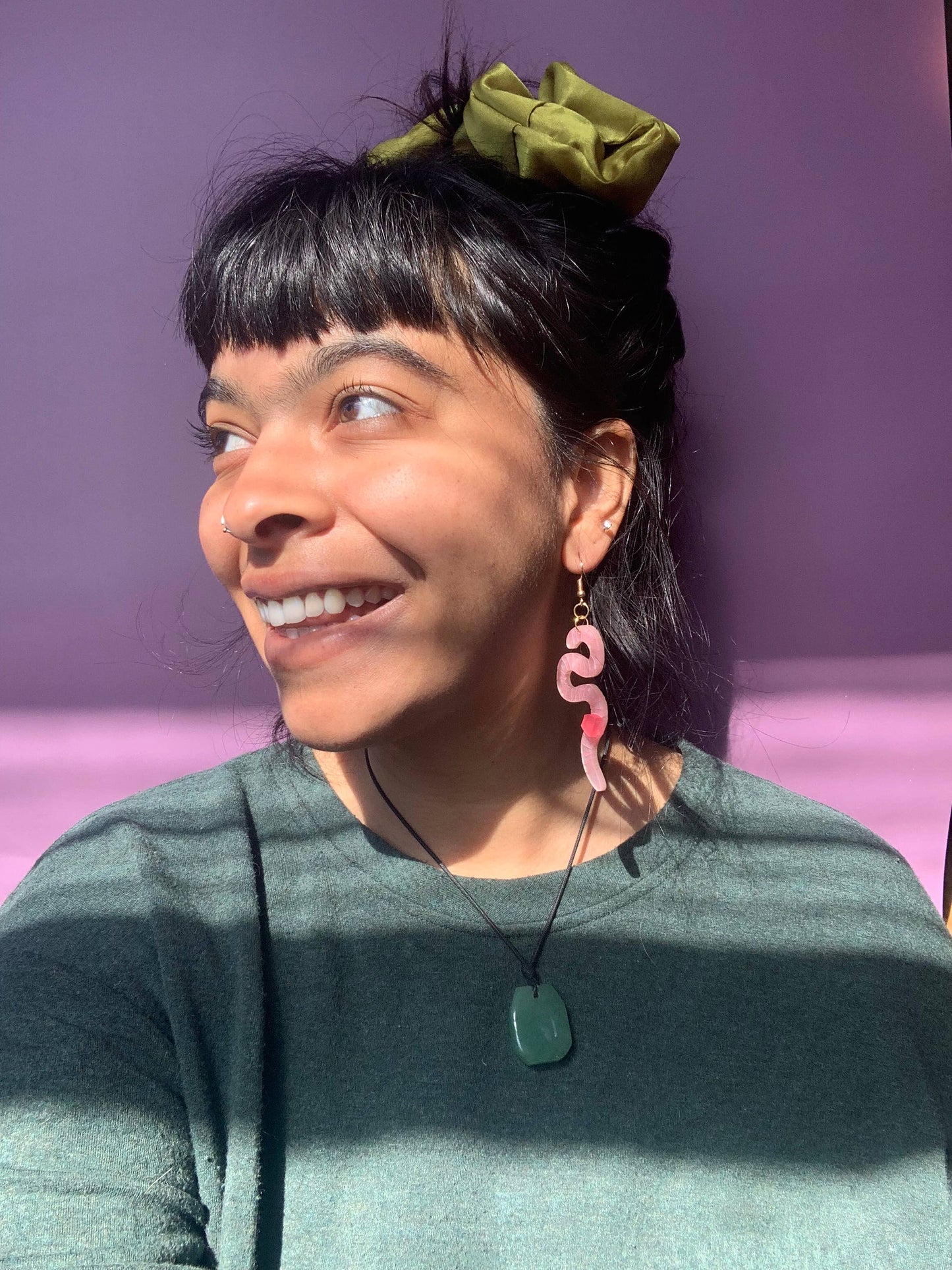 Wiggly Worm Earrings