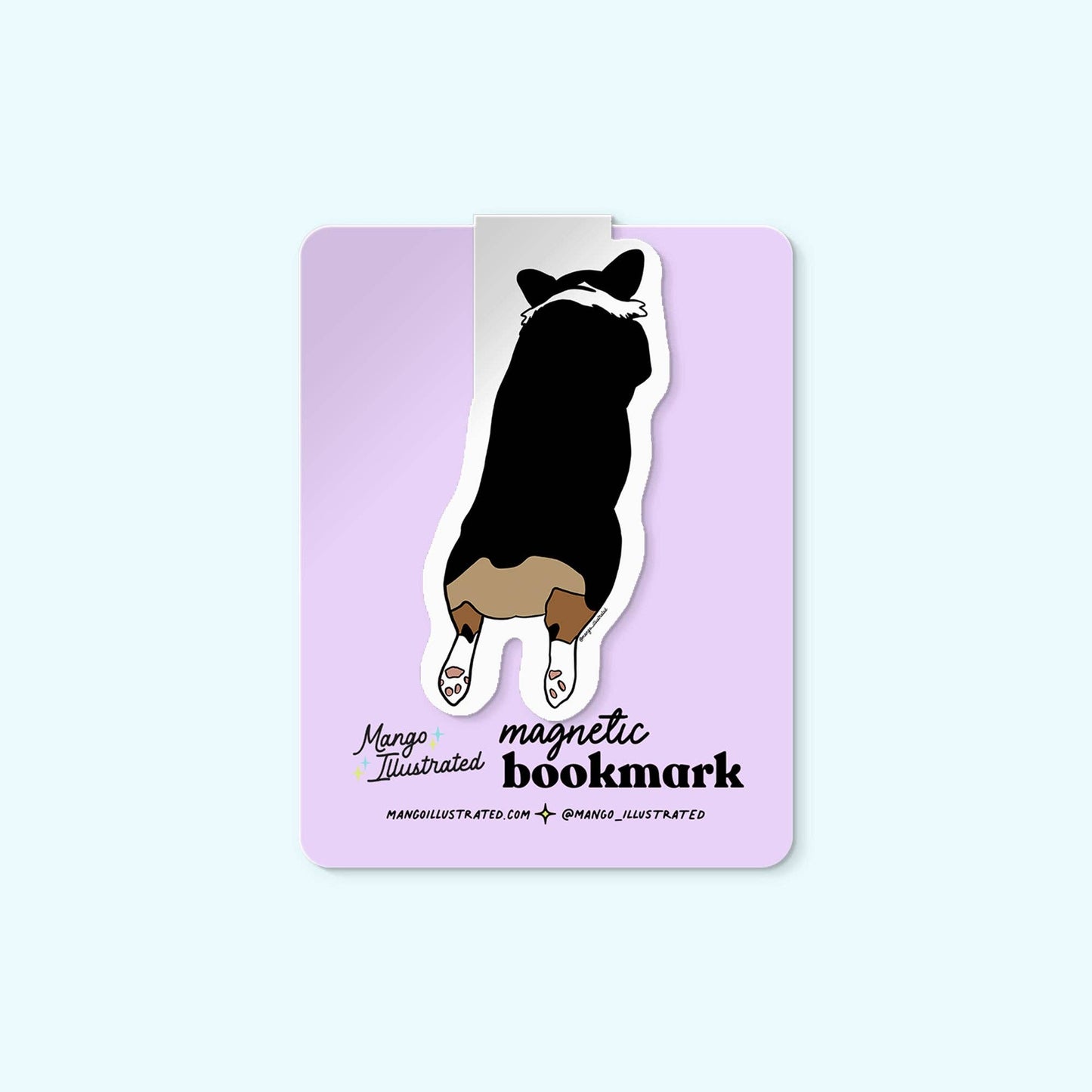 Corgi Sploot Magnetic Bookmark