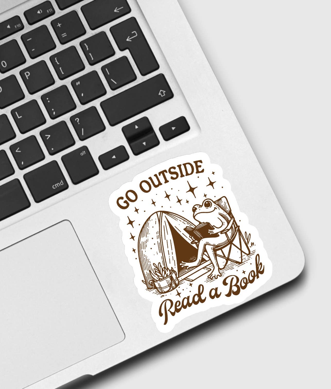Go Outside Read a Book Sticker
