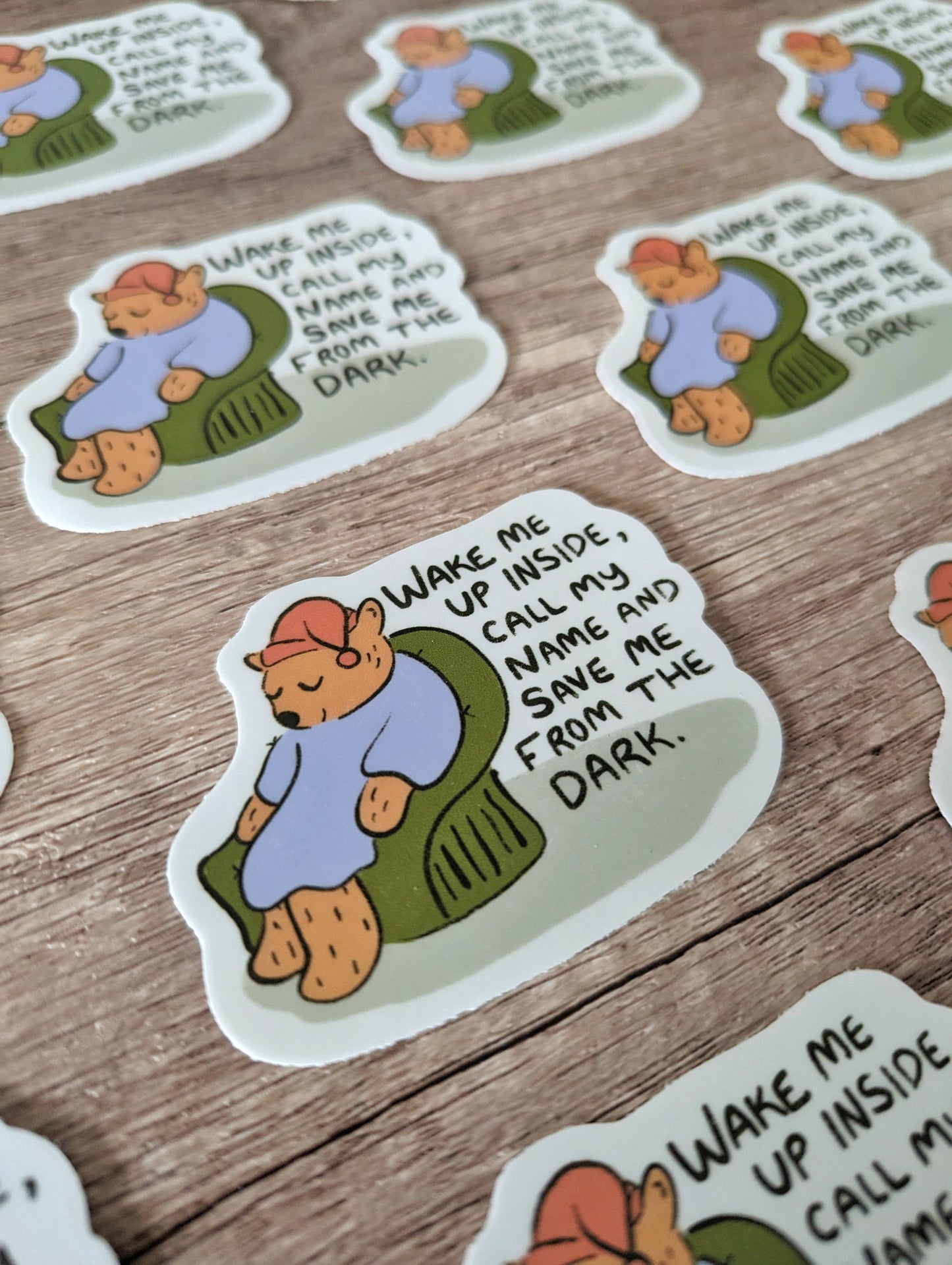 Wake Me Up Sticker