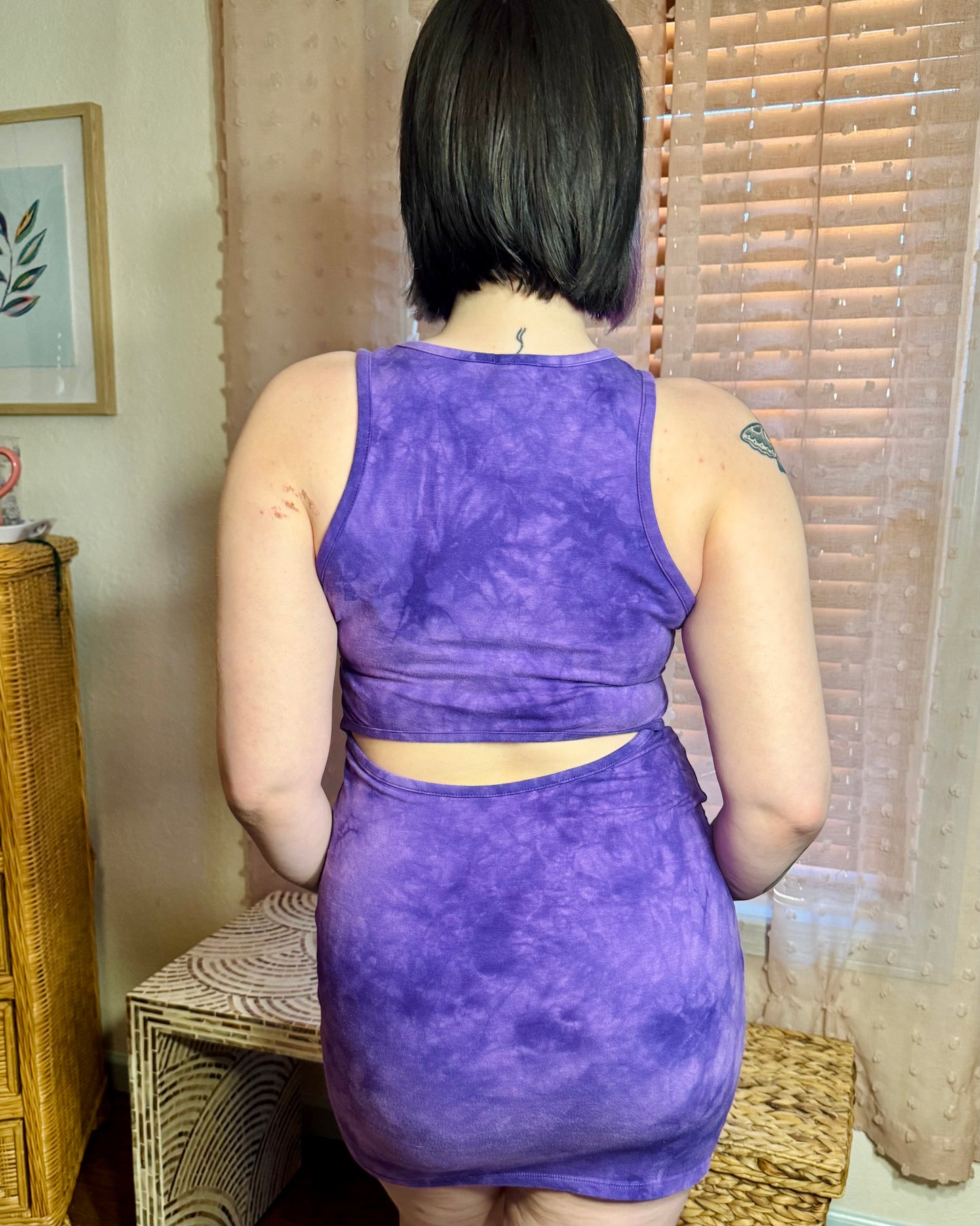Tie Dye Skater Dress M/L Consignment