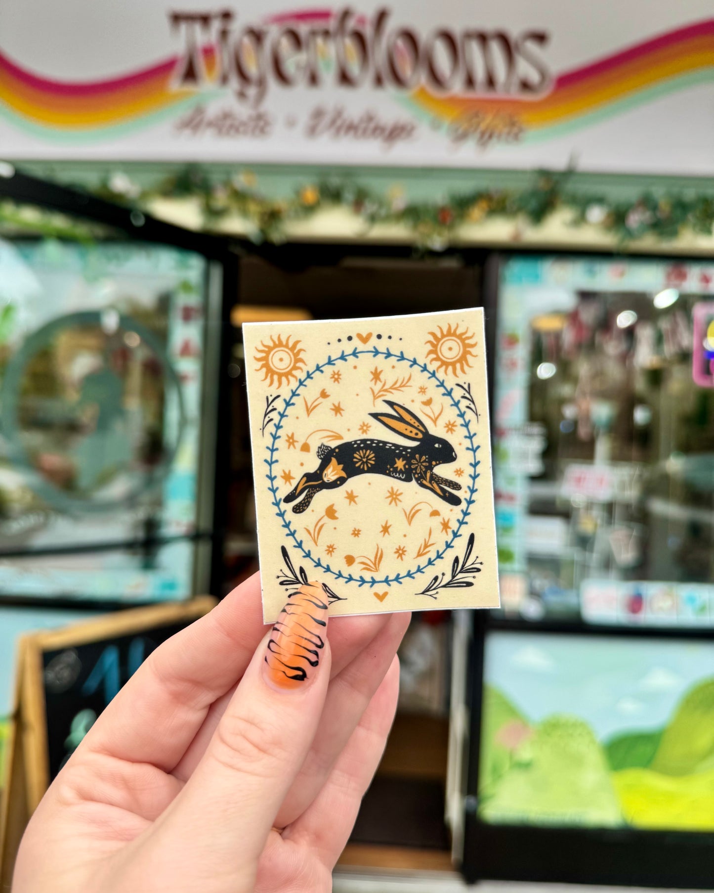 Mystical Rabbit Sticker