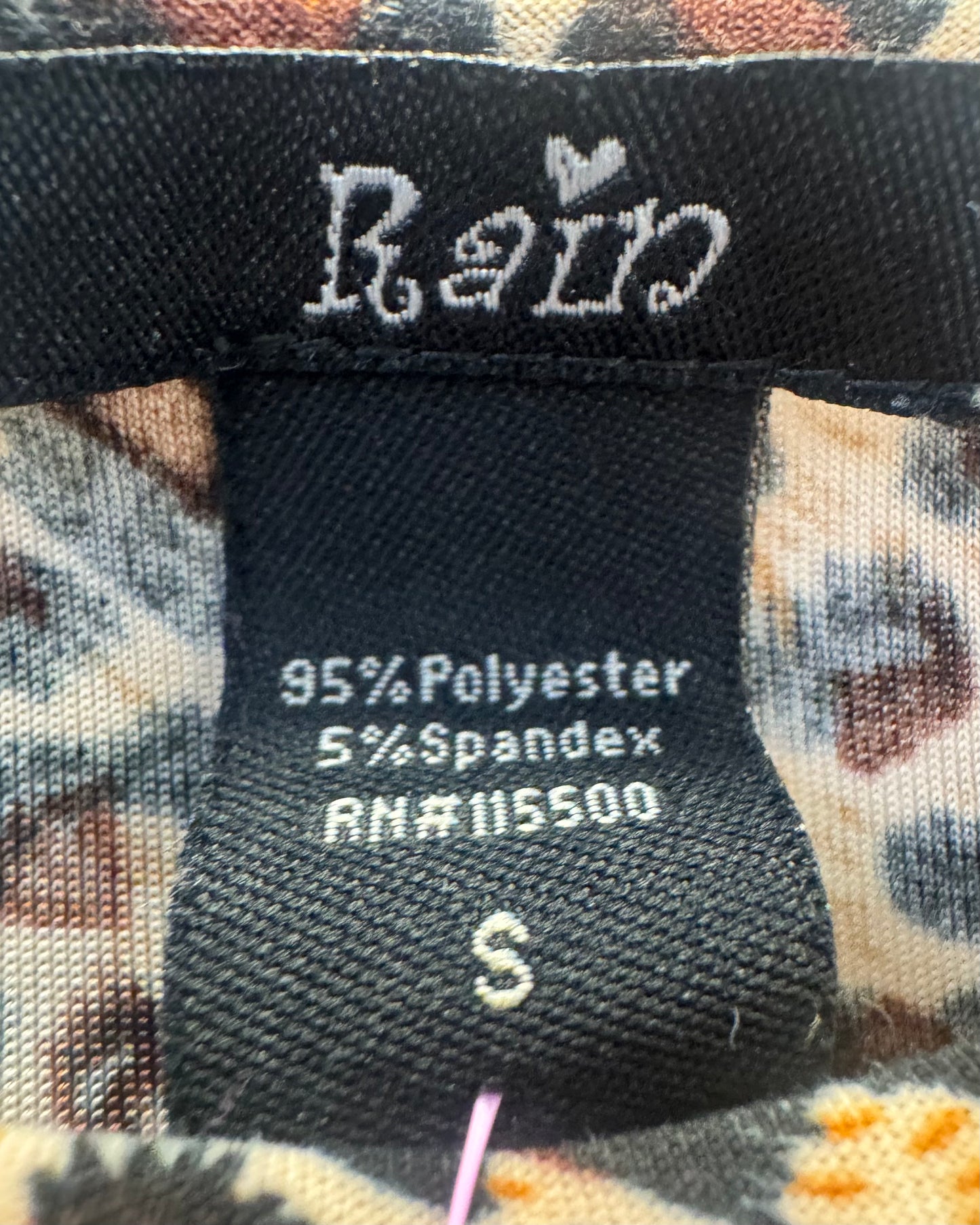 Leopard Grommet Top Vintage Small