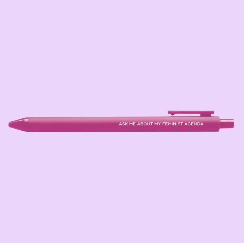 Feminist Agenda Gel Pen