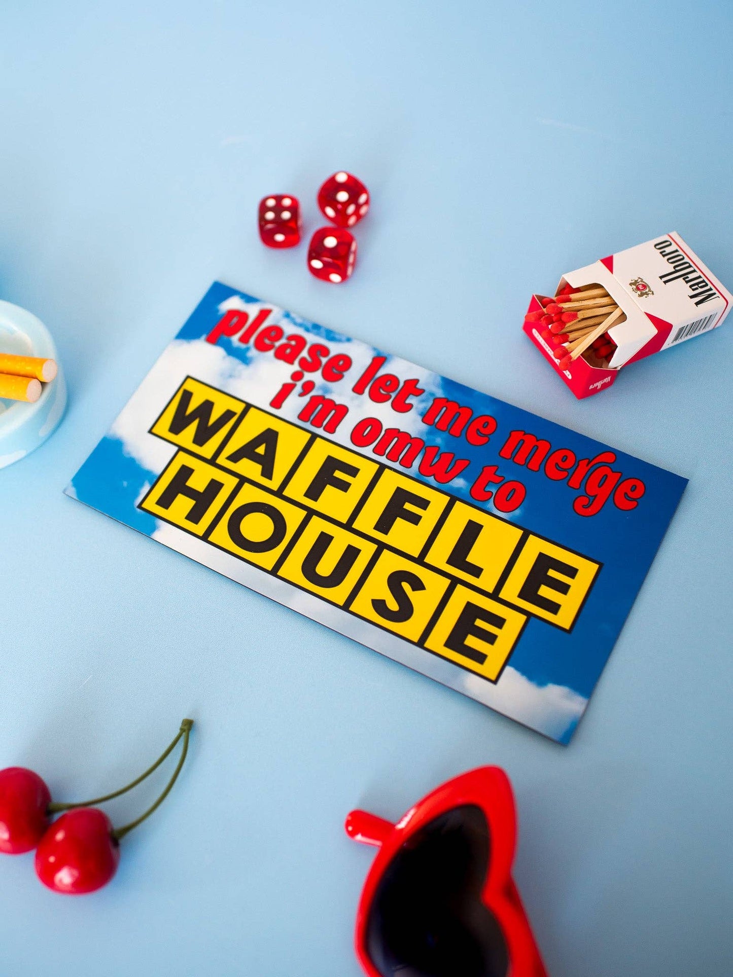 Waffle House Car Magnet