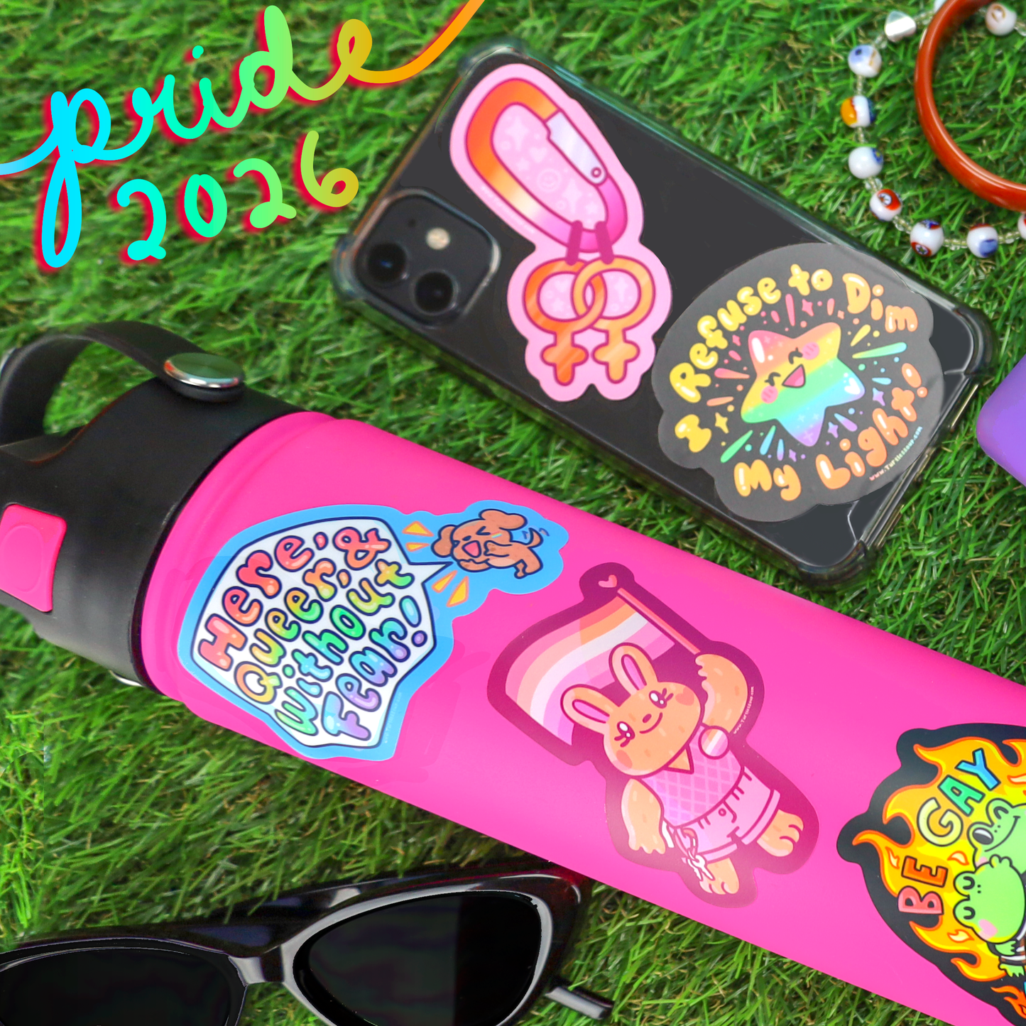 Lesbian Carabiner Sticker