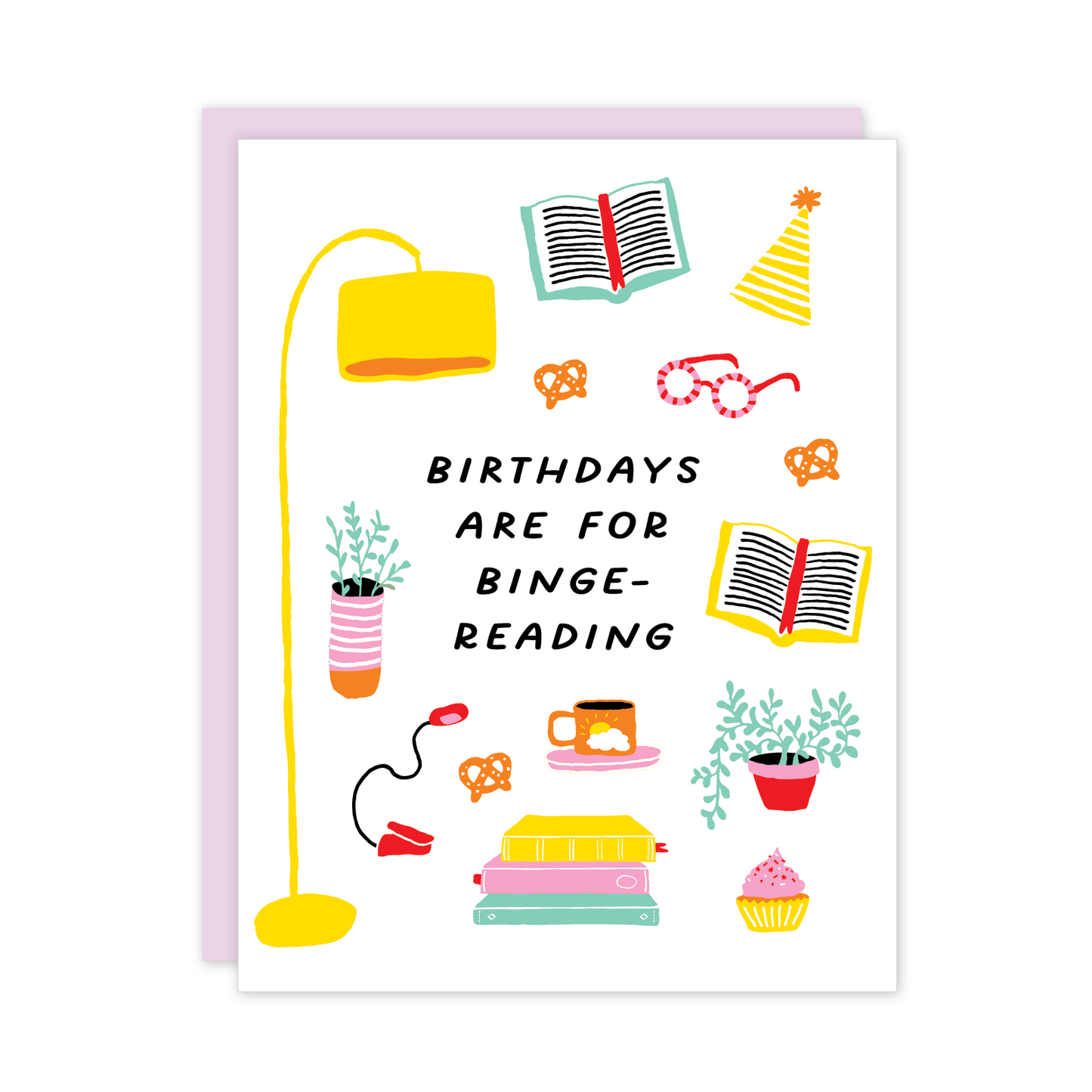 Birthday Binge-Reading Card