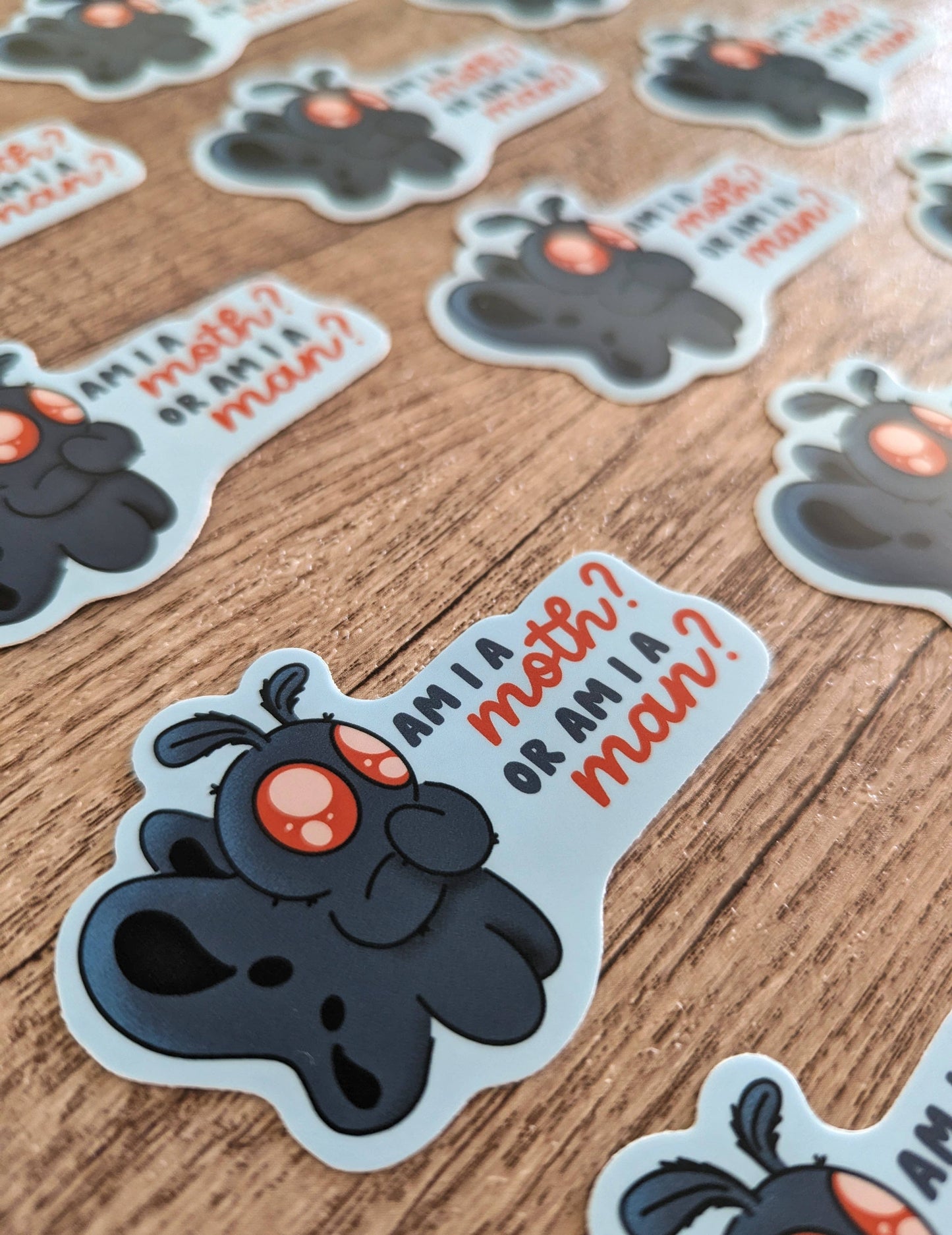 Man or Moth? Sticker