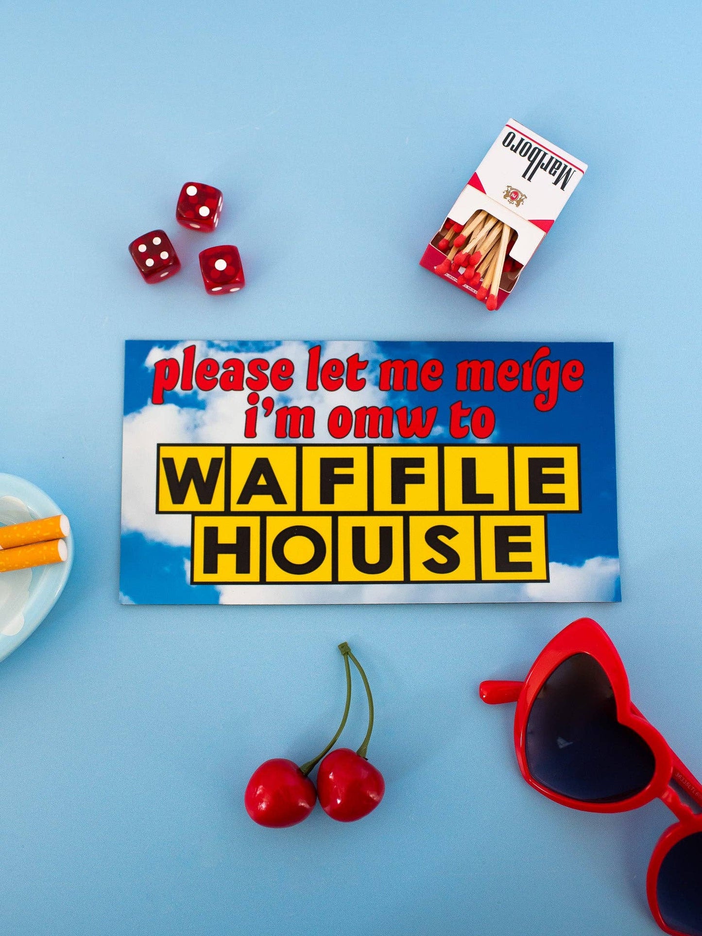 Waffle House Car Magnet