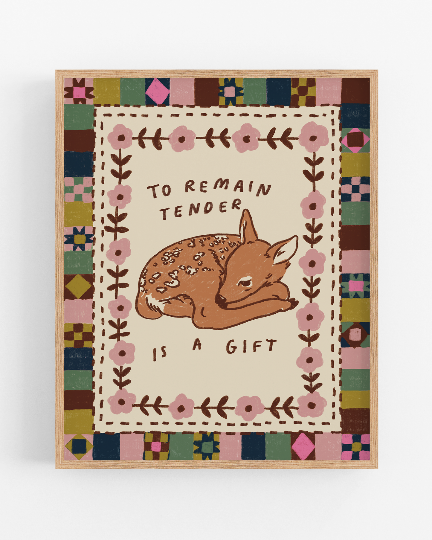 Tender Deer 8x10 Art Print