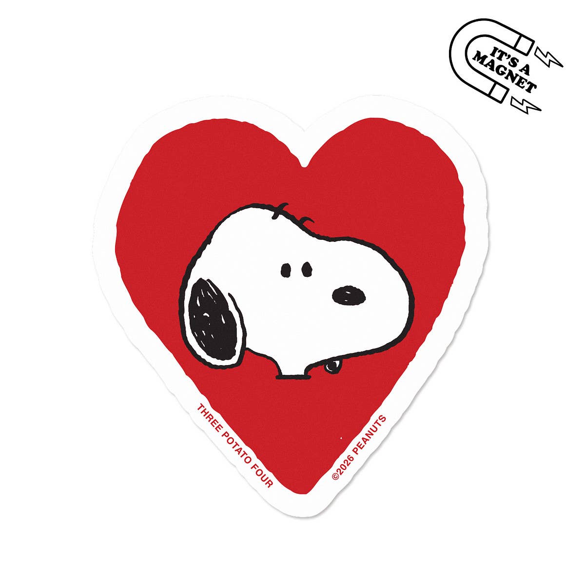 Snoopy Heart Bumper Magnet - Peanuts®