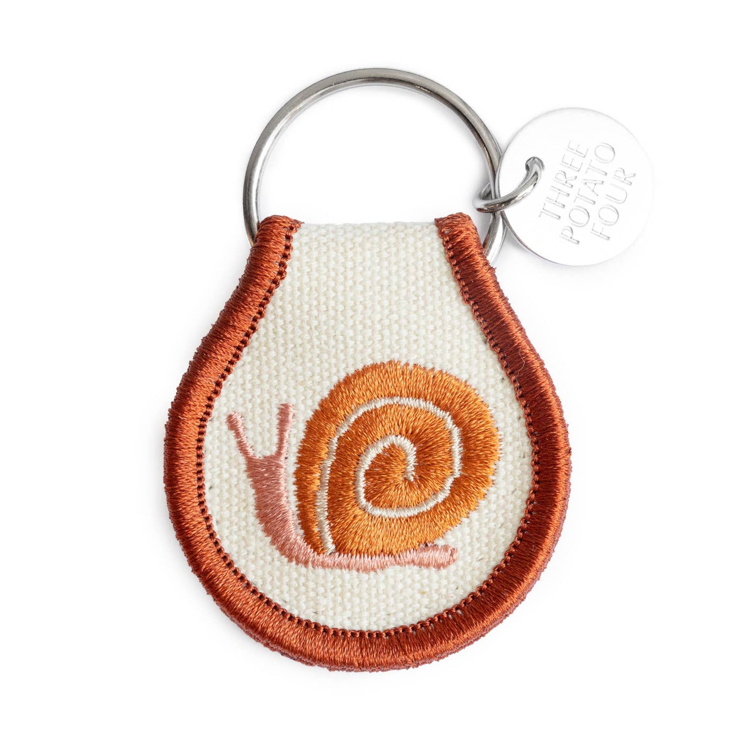 Snail Patch Keychain