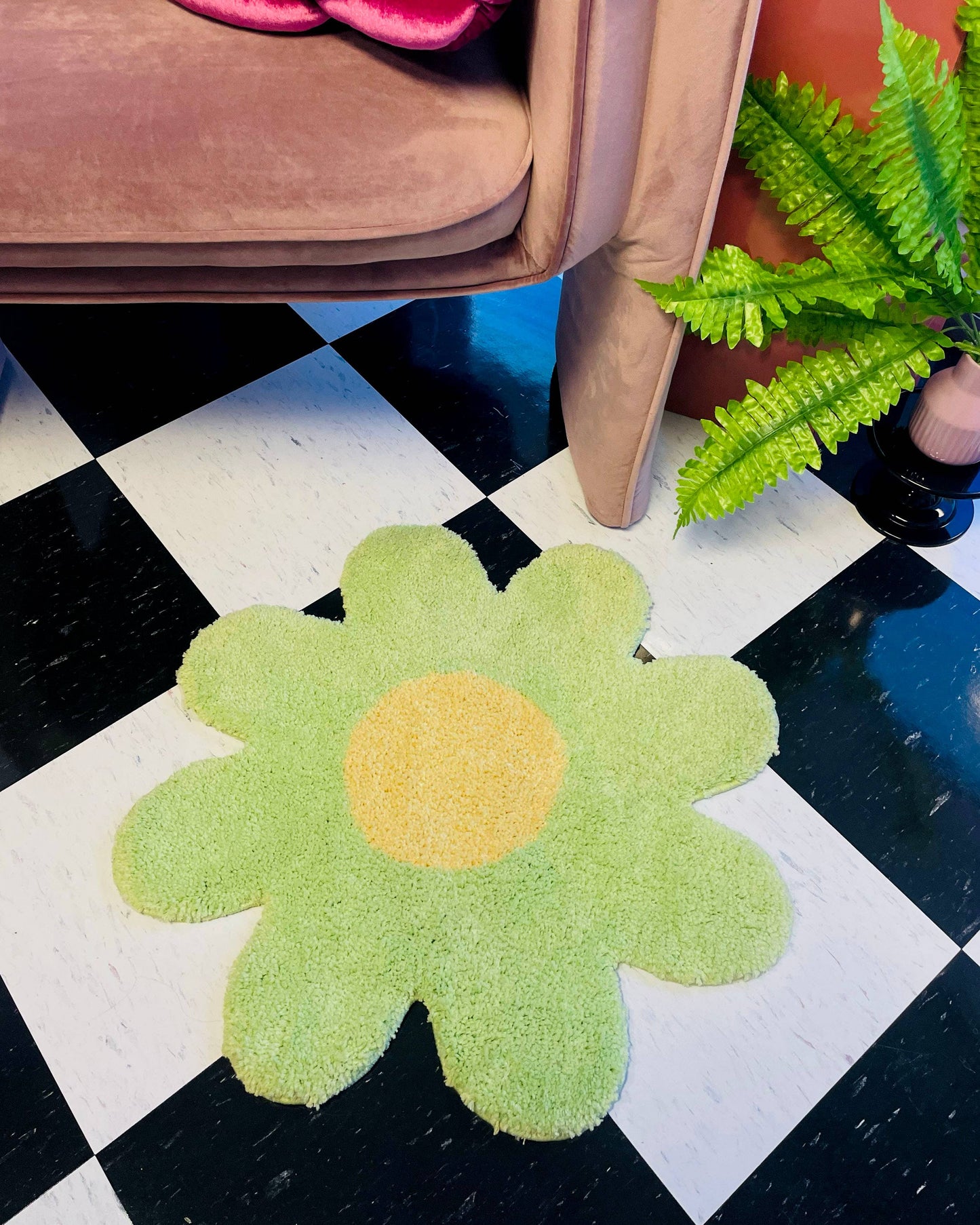 Pistachio Daisy Rug
