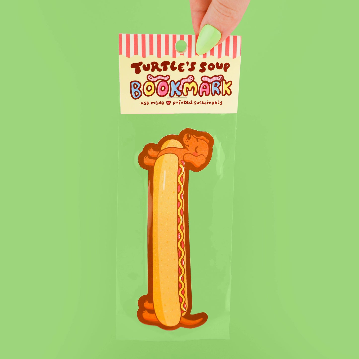 Hot Dog Weiner Bookmark
