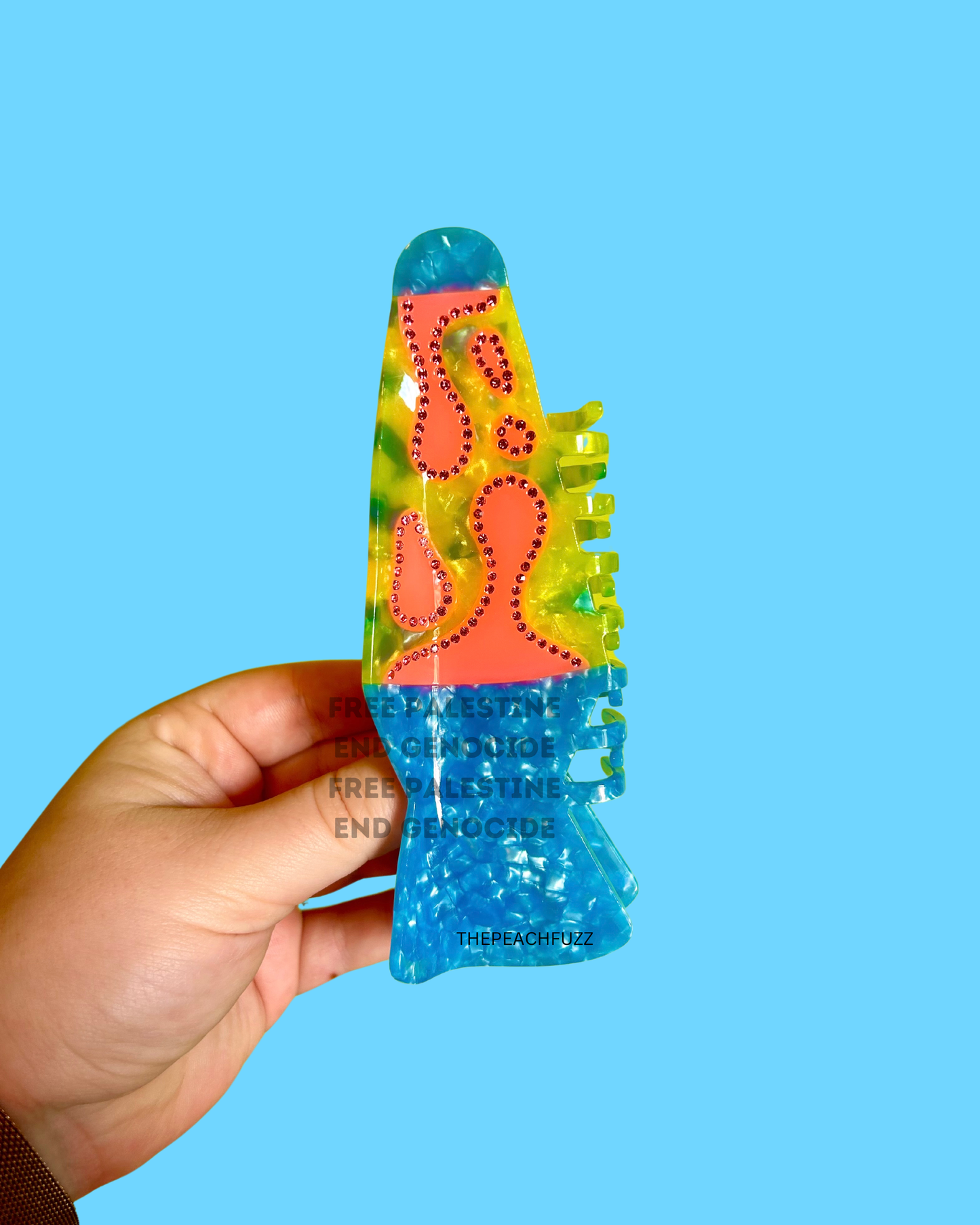 Lava Lamp Hair Claw