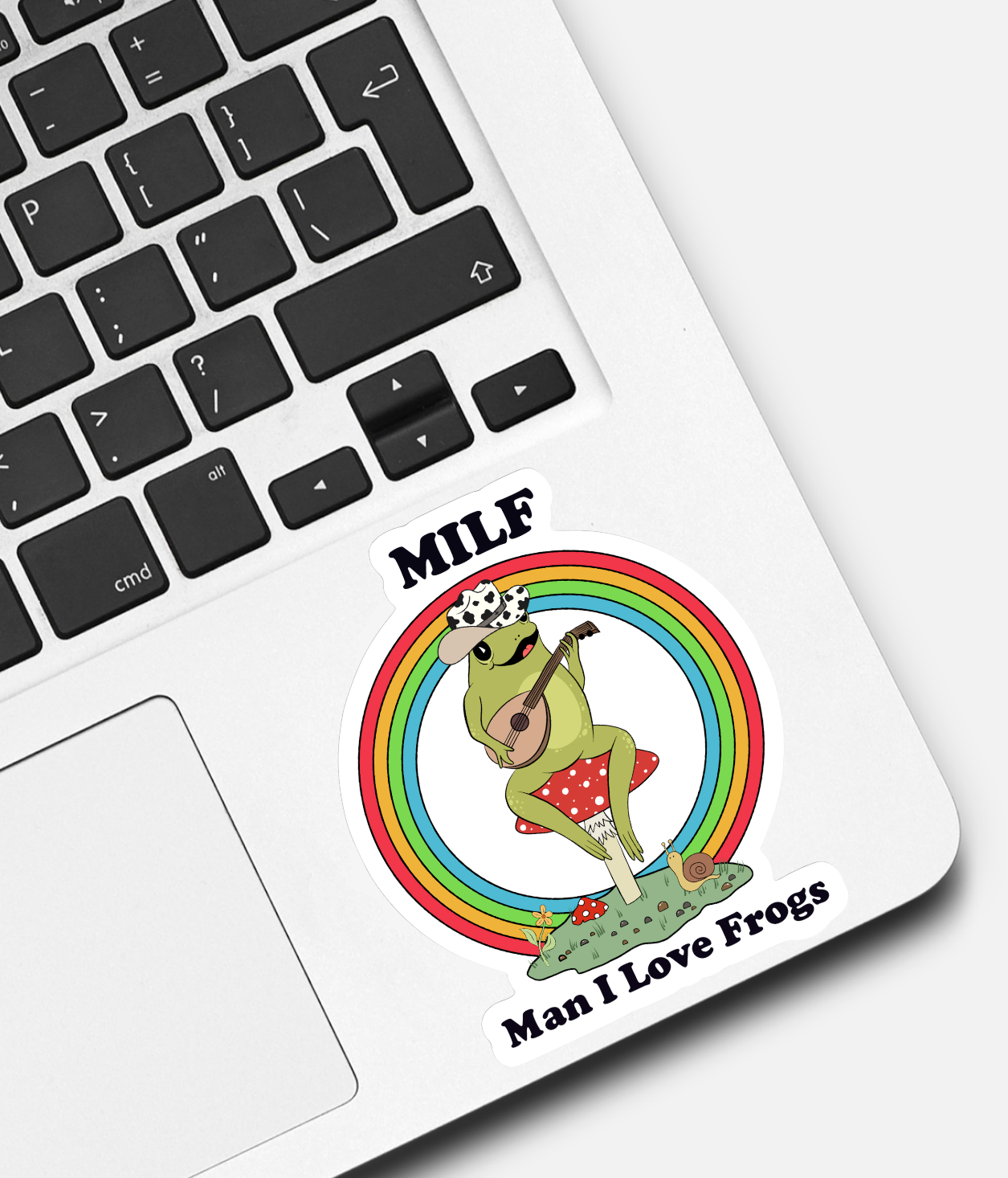 MILF Man I Love Frogs Sticker