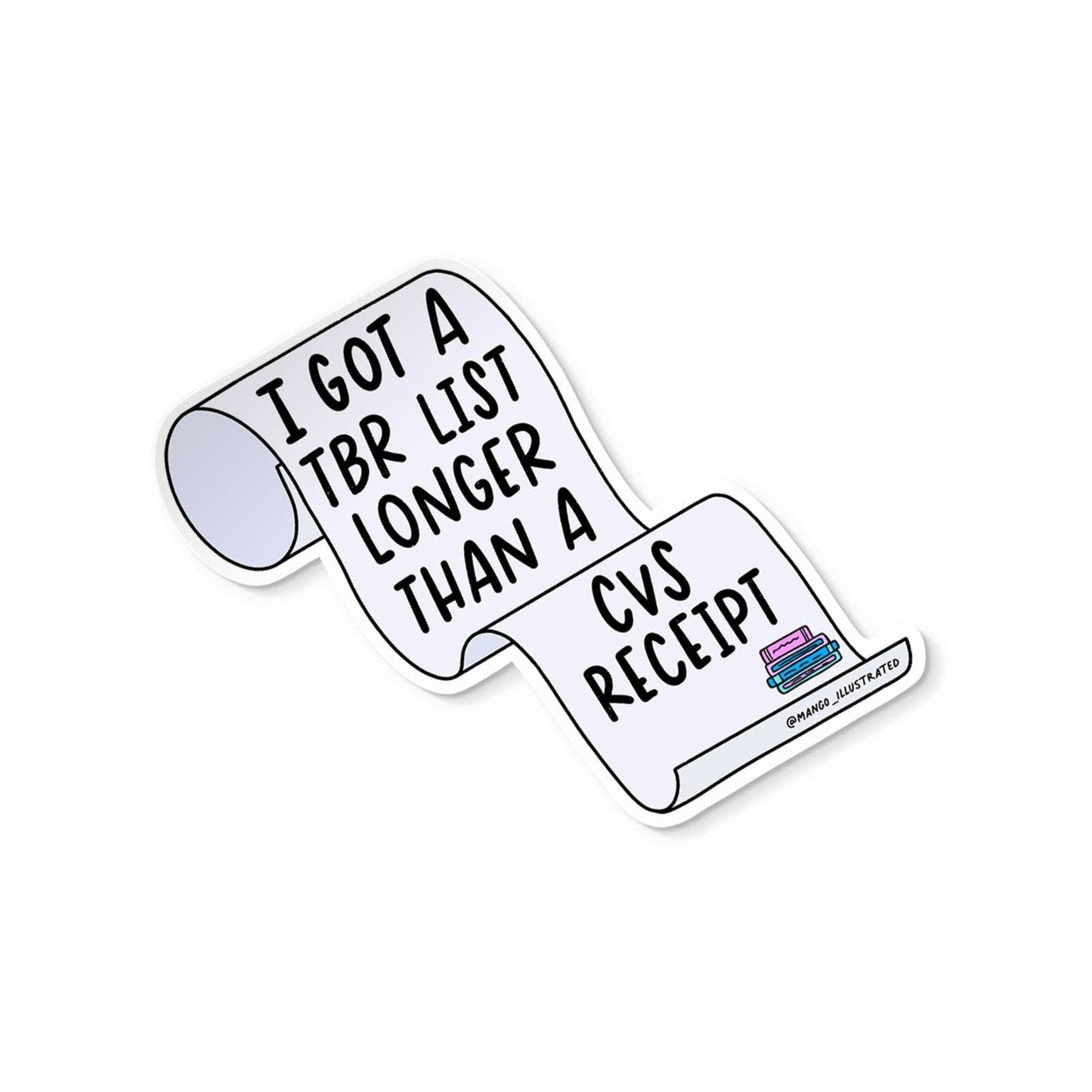 TBR List Sticker