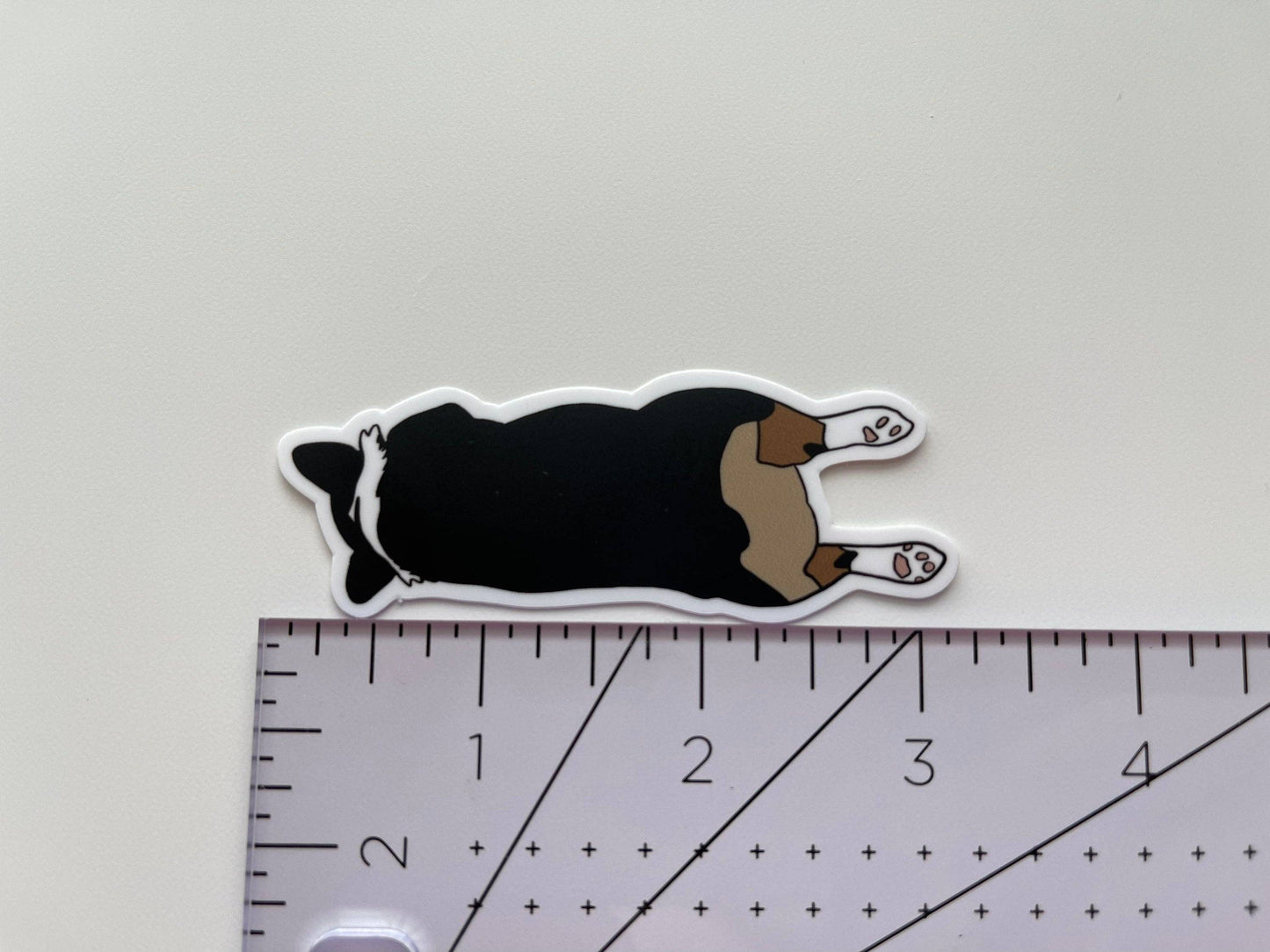 Corgi Sploot Sticker
