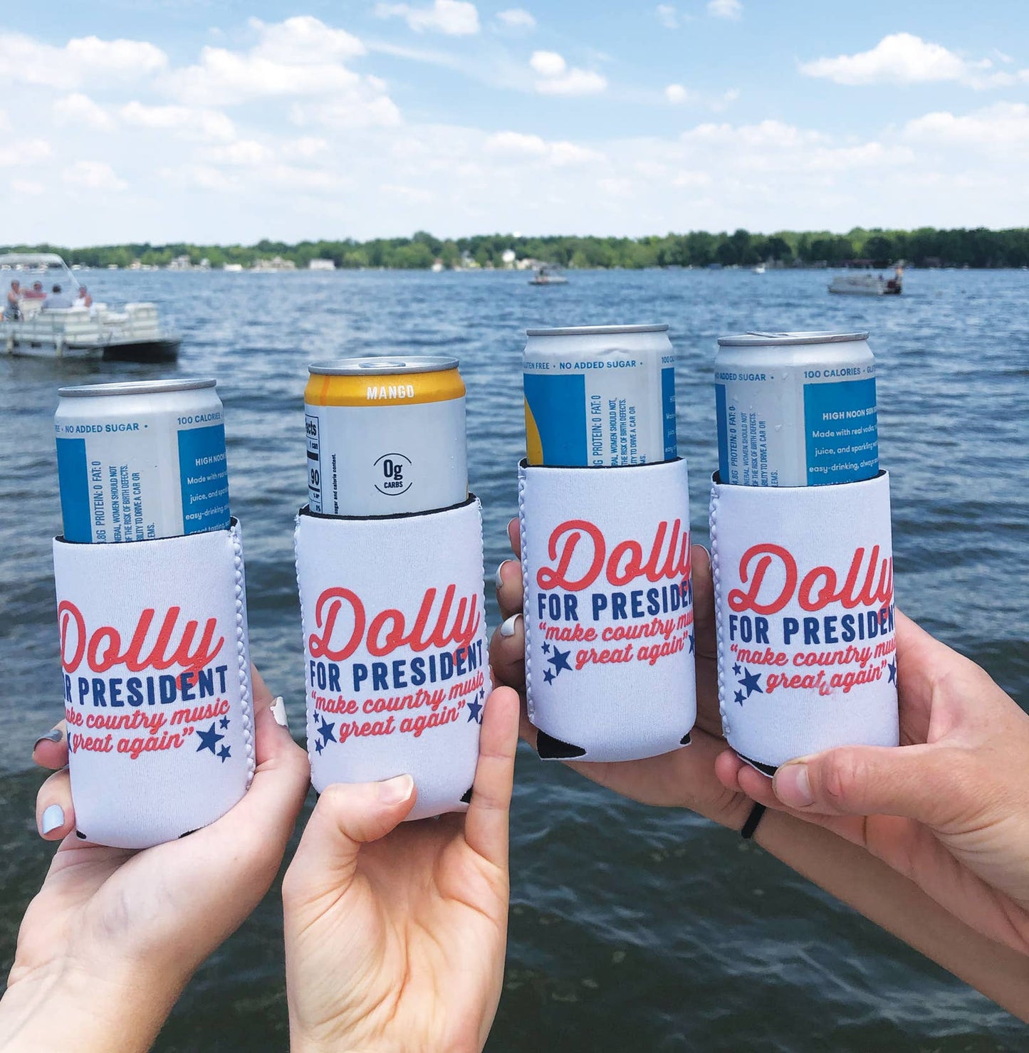Dolly for President Coozie