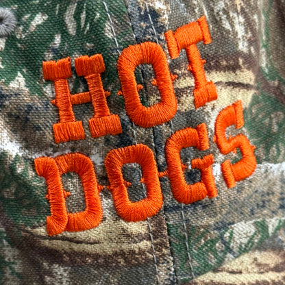 Hot Dogs Camo Baseball Cap