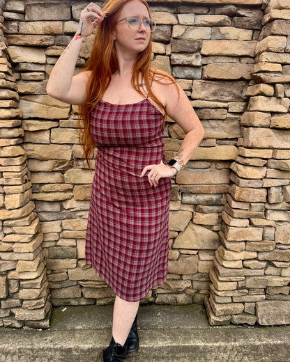 Mulberry Plaid Delilah Dress
