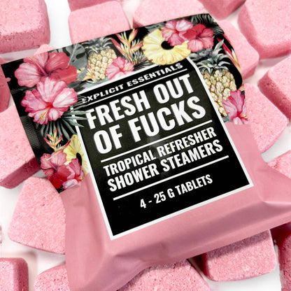 Fresh Outta Fs Grapefruit|Hibiscus Shower Steamers