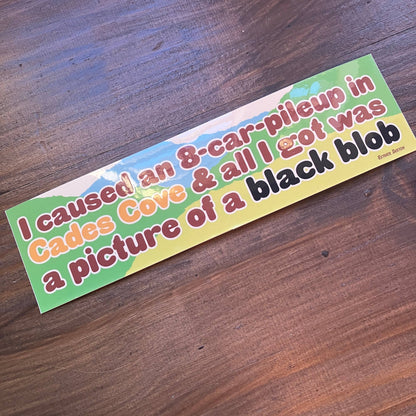 Cades Cove Bumper Sticker