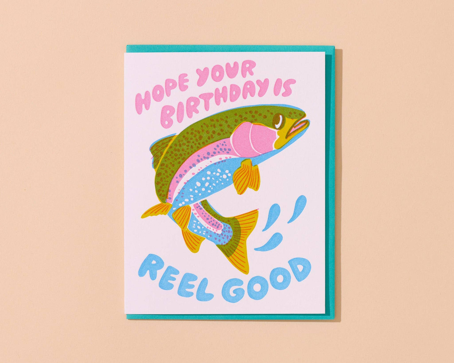 Reel Good Trout Birthday Card