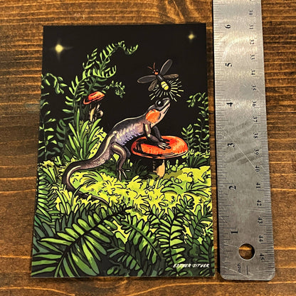Salamander Firefly Postcard