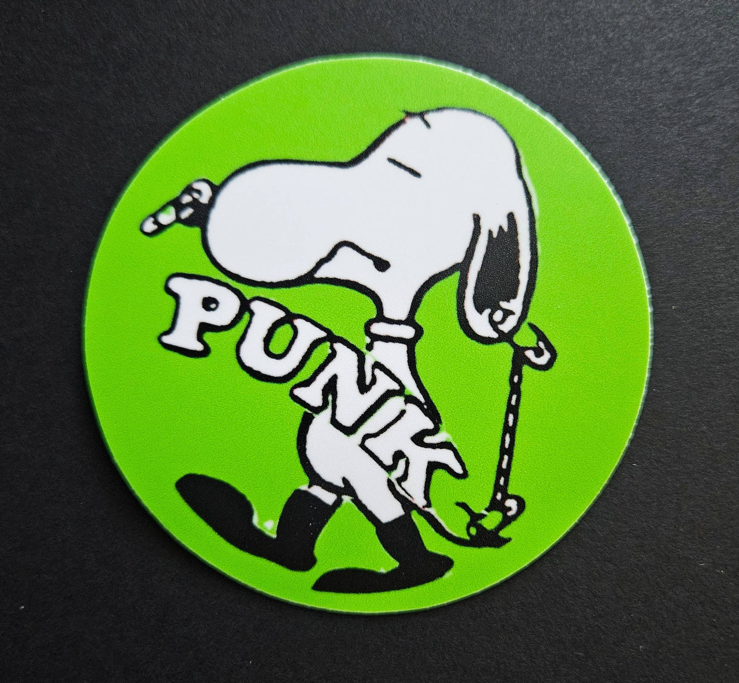 Punk Rock Snoopy Sticker