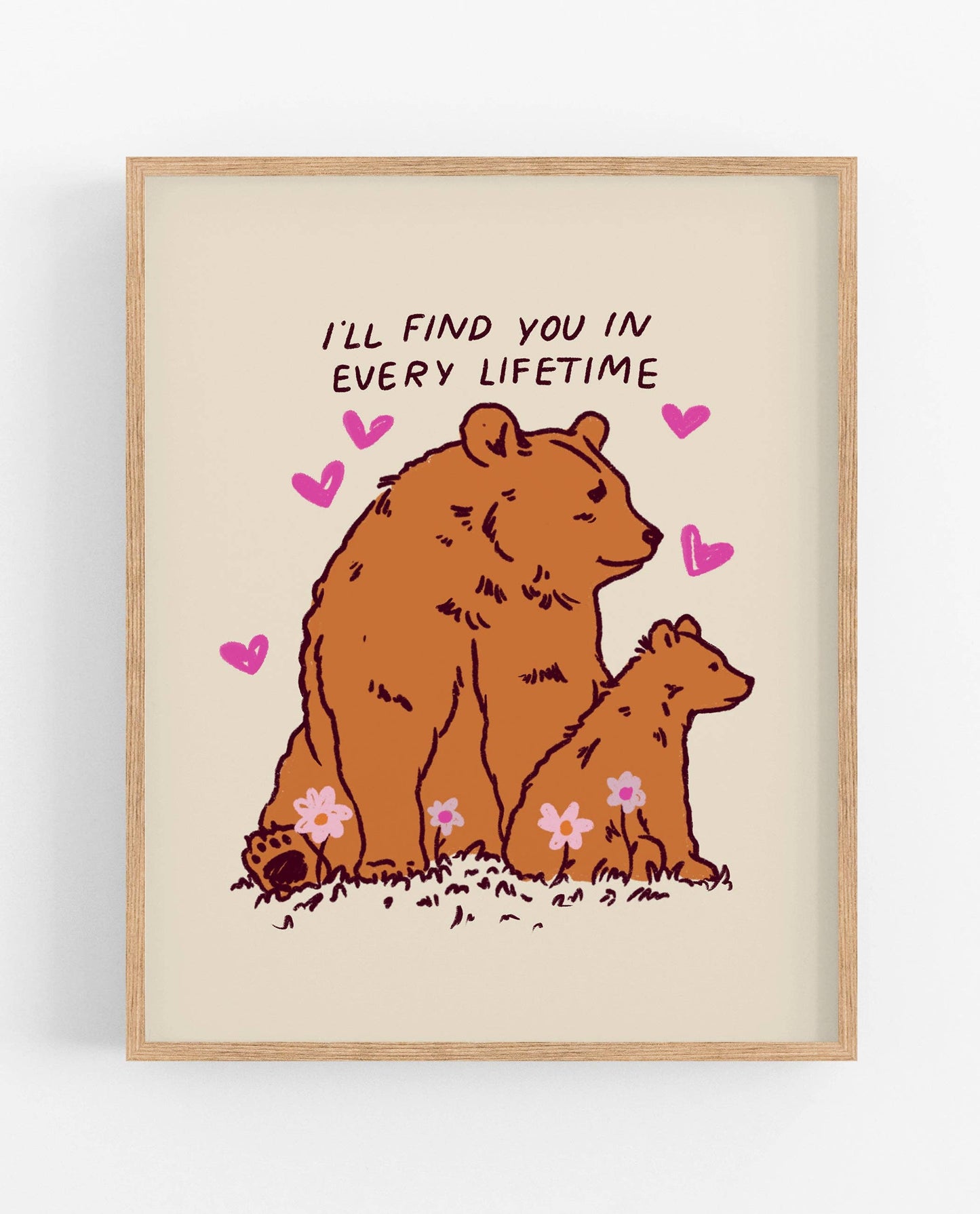 Bear Mates 8x10 Art Print