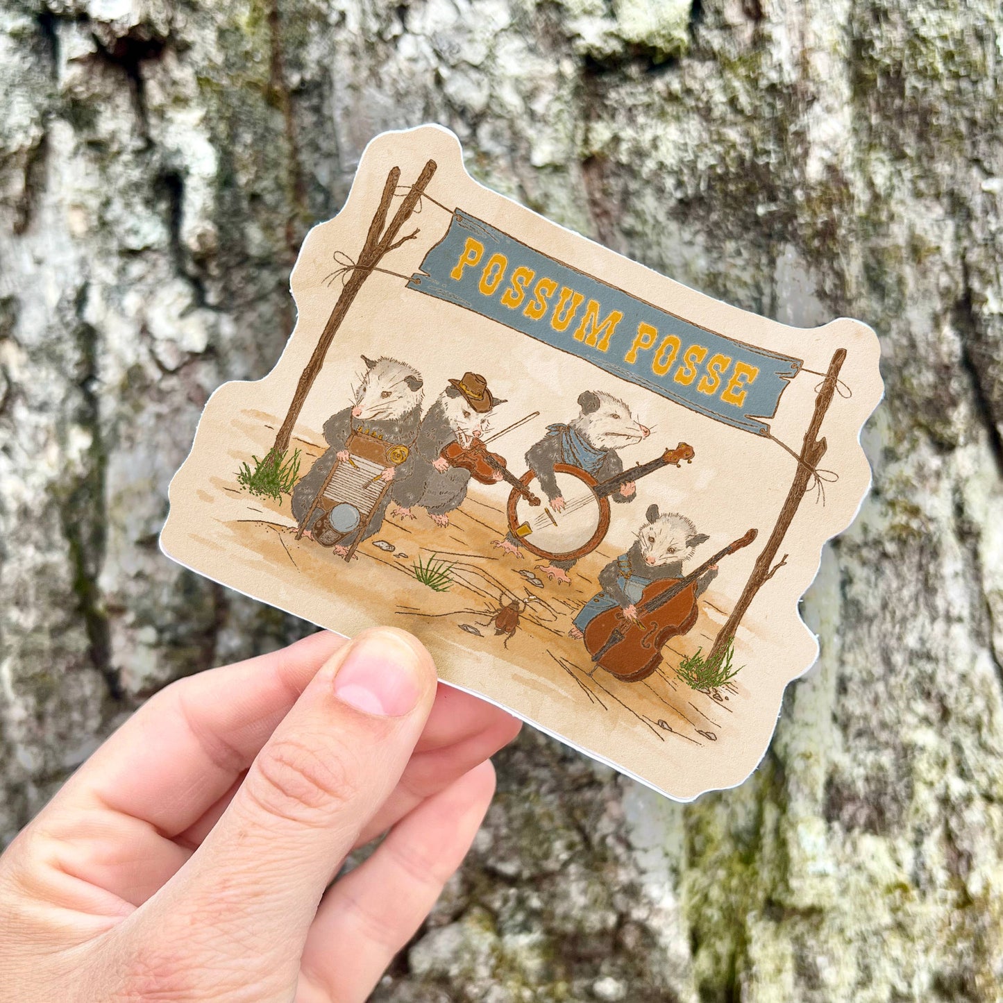 Opossum Posse Sticker