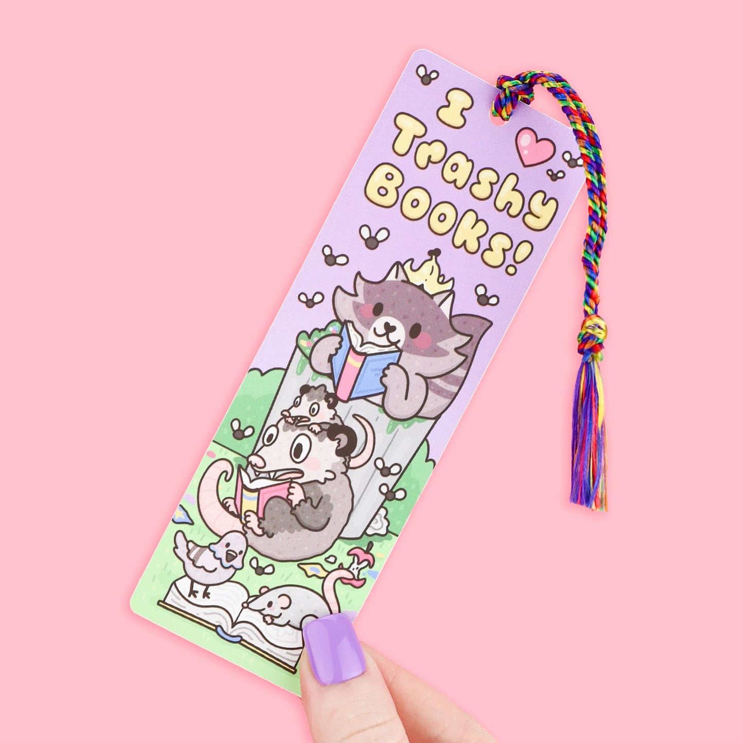 I Love Trashy Books Tassel Bookmark