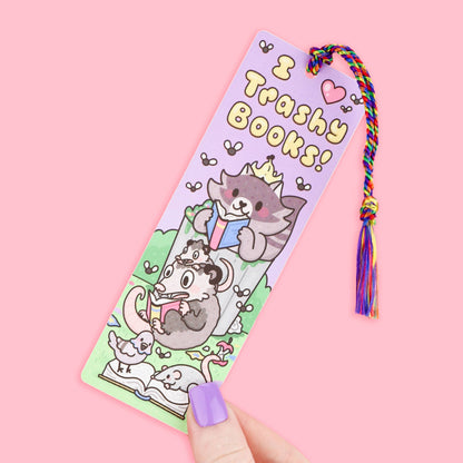 I Love Trashy Books Tassel Bookmark
