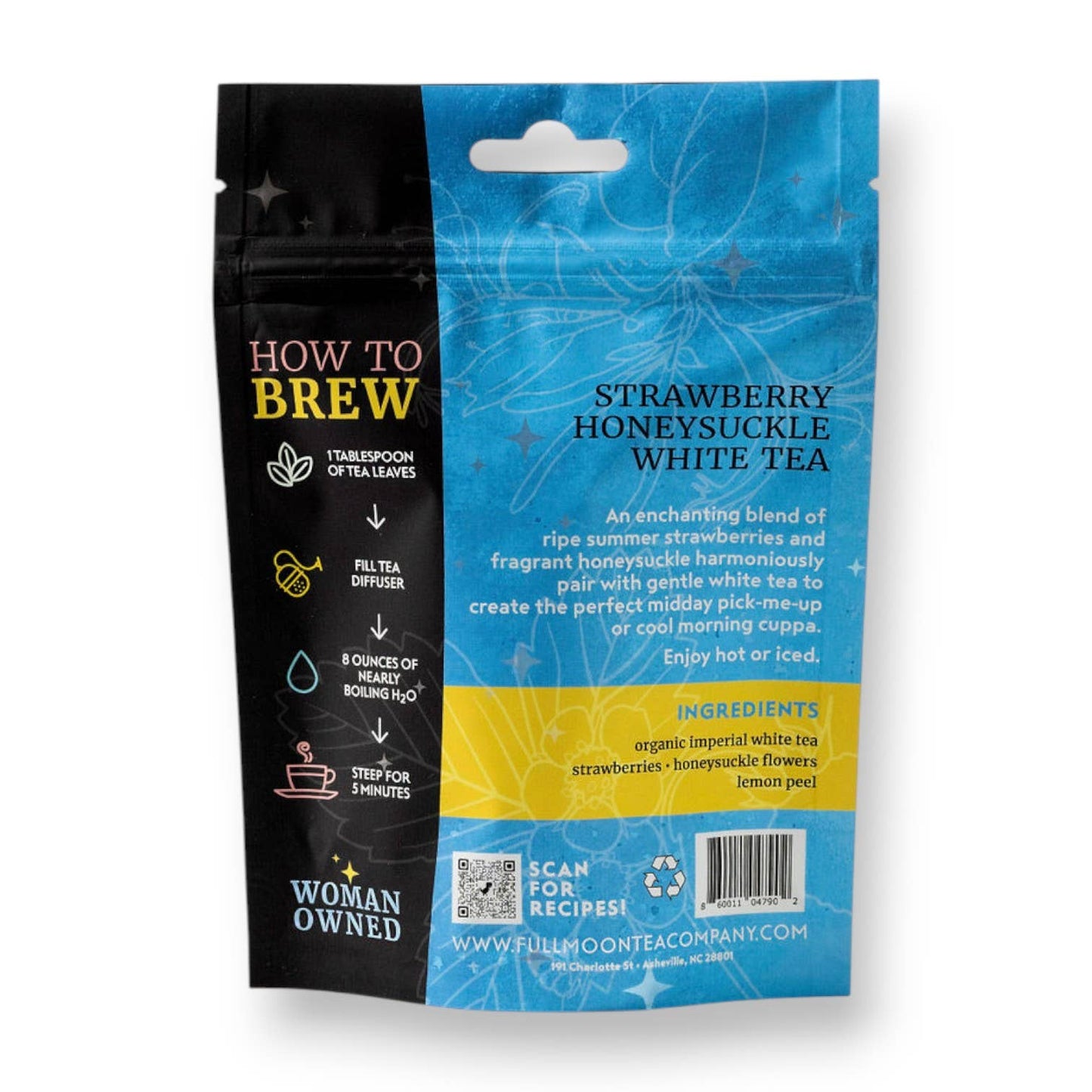 Strawberry Honeysuckle White Loose Leaf Tea